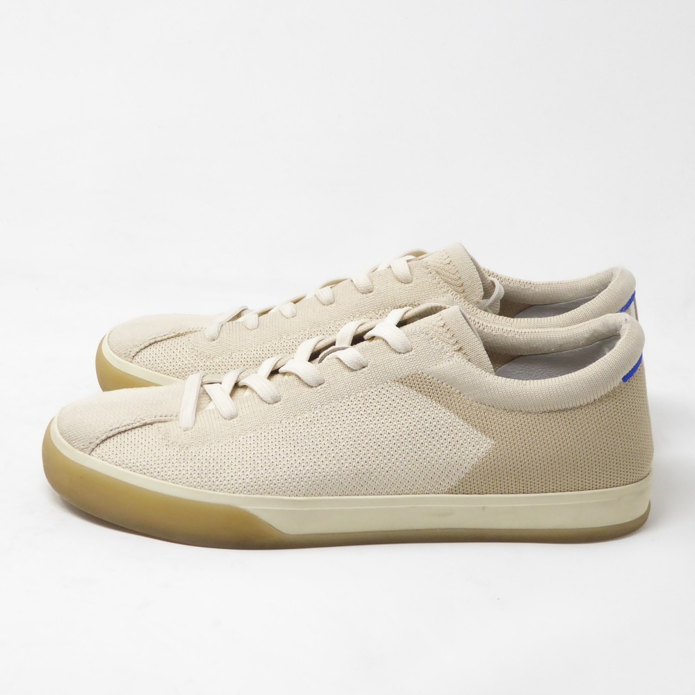 Rothy's Womens The Lace Up Sneakers Beige Biscuit Knit Size 10 - Picture 4 of 9